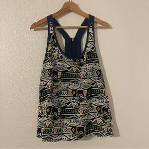 Tea n Rose Tribal Print Tank Top Side Medium